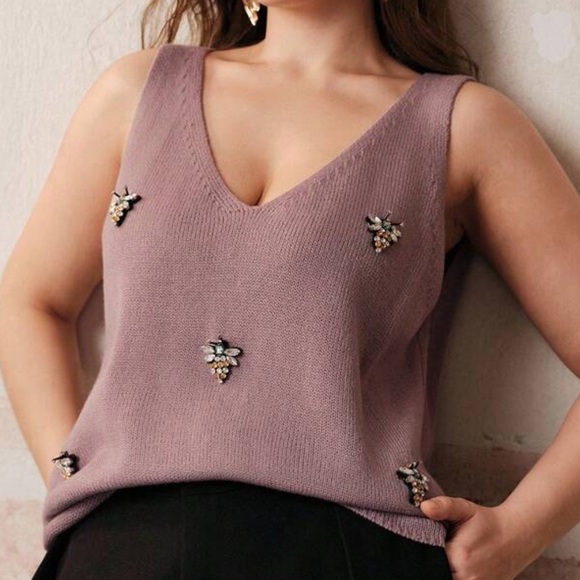 Anew Sweaters - 💎 PLUS Embellished Sweater 💎